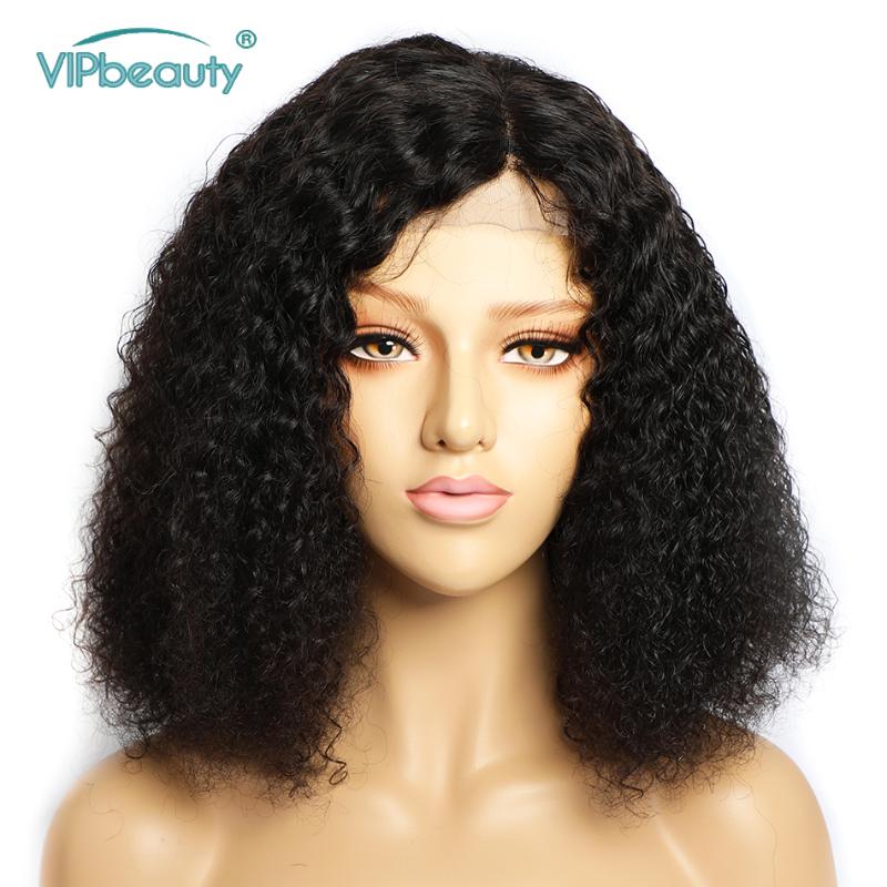 

Afro Kinky Curly Short Bob Human Hair Wigs For Black Women Pixie Cut Wig Brazilian Hair 13x4 Lace Closure Wig 150 Remy Vipbeauty, As pic