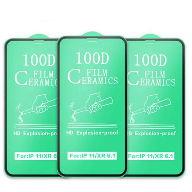 

Soft Ceramic Tempered Glass for Iphone 12 Pro Max 11 X XS XR 8 7 6s Plus Screen Protector Full Glue Cover Protective Film