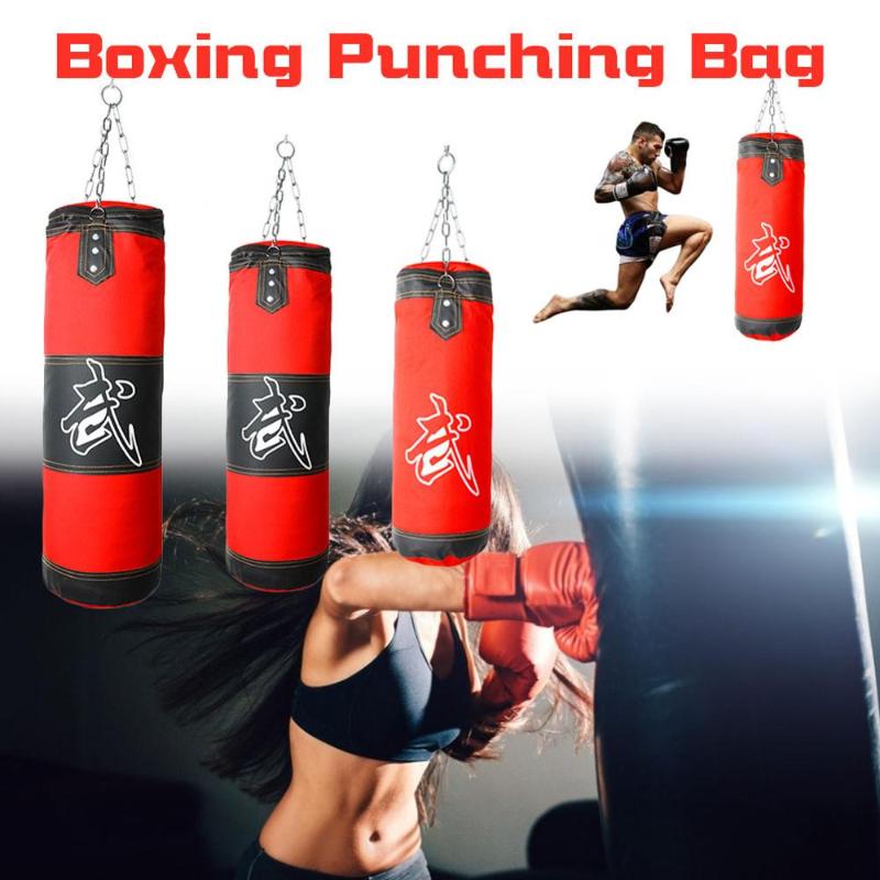 

SOTF Boxing Sand Bag Empty Punching Bag Taekwondo Kickboxing Equipment Martial Arts Hanging Kick Muay Thai Boxer Training