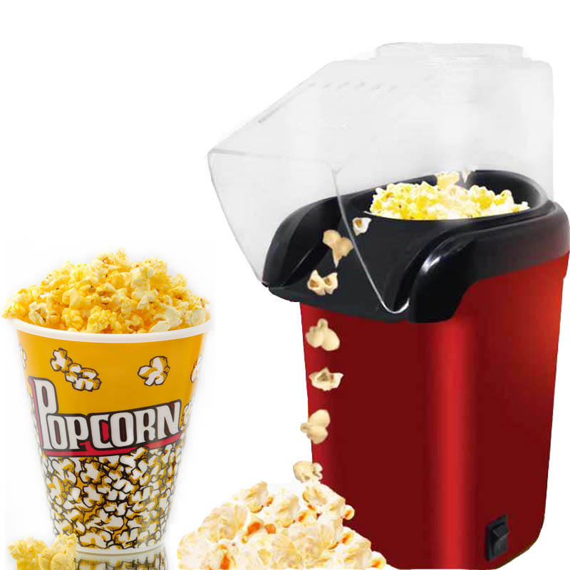 

1200W Mini Household Healthy Hot Air Oil-free Popcorn Maker Corn For Home Kitchen