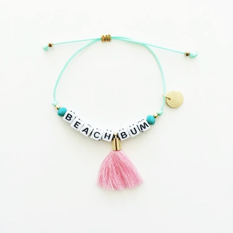 

Bohemian Letter Tassel Rope Chain Bracelet 2020 Women Add Charm Trendy Bangles Adjustable Size Exquisite Bransoletki Damskie