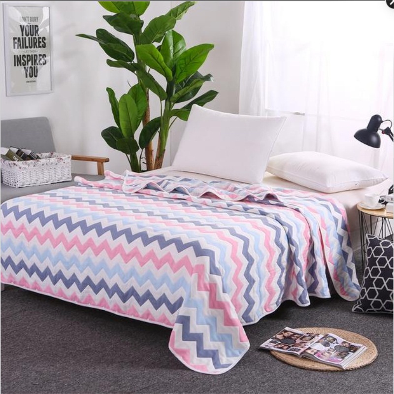

Japanese style 100% cotton gauze towel cover / towel bedspread quilt sheets sofa blanket in bed