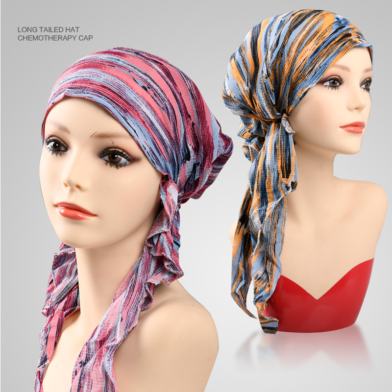 

Variety of long-tailed hats headscarves hair bands hats travel kitchen dust caps fashion multicolor thanksgiving