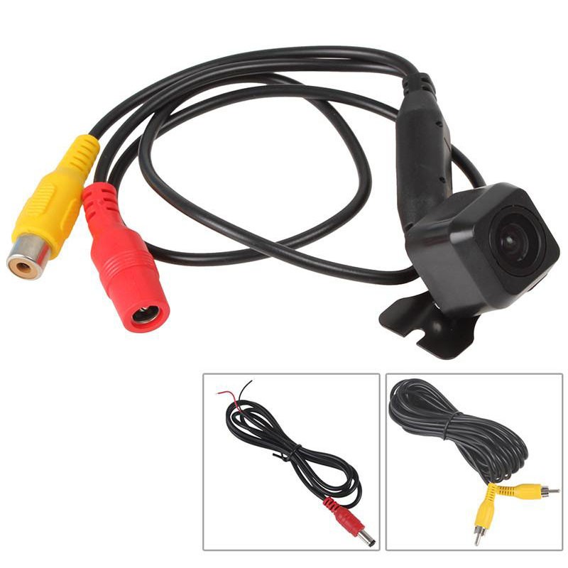 

HD Car Rear View Camera 170 Degree Wide Angle Night Vision Reverse Parking Monitor CCD Video Waterproof Auto Camera Video Cable