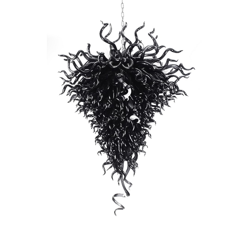 

Black Swan modern led chandeliers art glass chandelier pendant lighting 100% handmade mouth blown glass chandelier