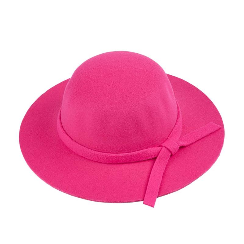 

Autumn Summer Felt Fedoras Sun Hat Women Vintage Wide Brim Sunbonnet Fedoras Lady Beach Sunhat UV Protection Caps Chapeu Gift