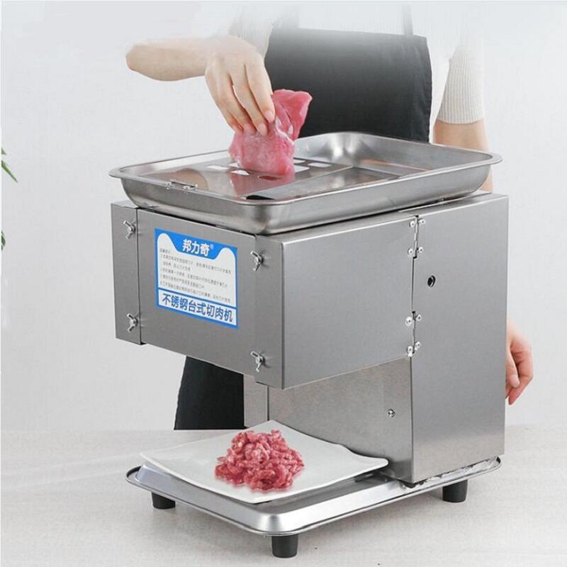 

Electric Meat Cutter Desktop Commercial Fully Automatic Shredder Slicer Dicing Machine Meat Grinder Dicing Machine