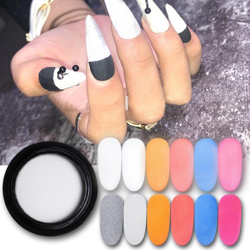 

2PCS 2g Reflective Nail Powder Nightclub Charms Nail Glitter Holographic Chrome Pigment Dust DIY Art Decoration