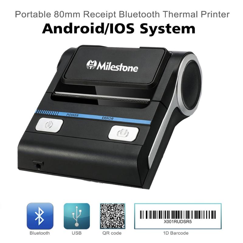 

80mm Portable receipt Thermal Printers FREE APP Mobile USB Bluetooth Printer for Drugstore Printer