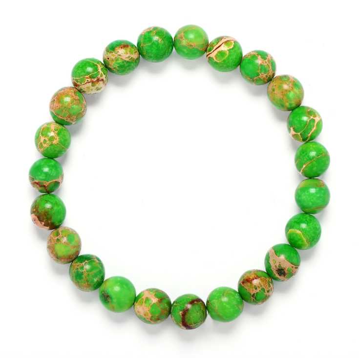 

Charm Bracelets 8mm Natural Green Aventurine Stone Round Bead Bracelet Single Lap Hand String Bangles Beautiful Girl Woman's Jewelry