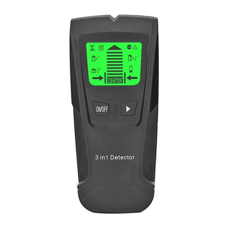

Wall Scanner Wood Studs LED Display Digital Metal Detector Search 3 In 1 Handheld Electric Battery Powered AC Wire Measuring