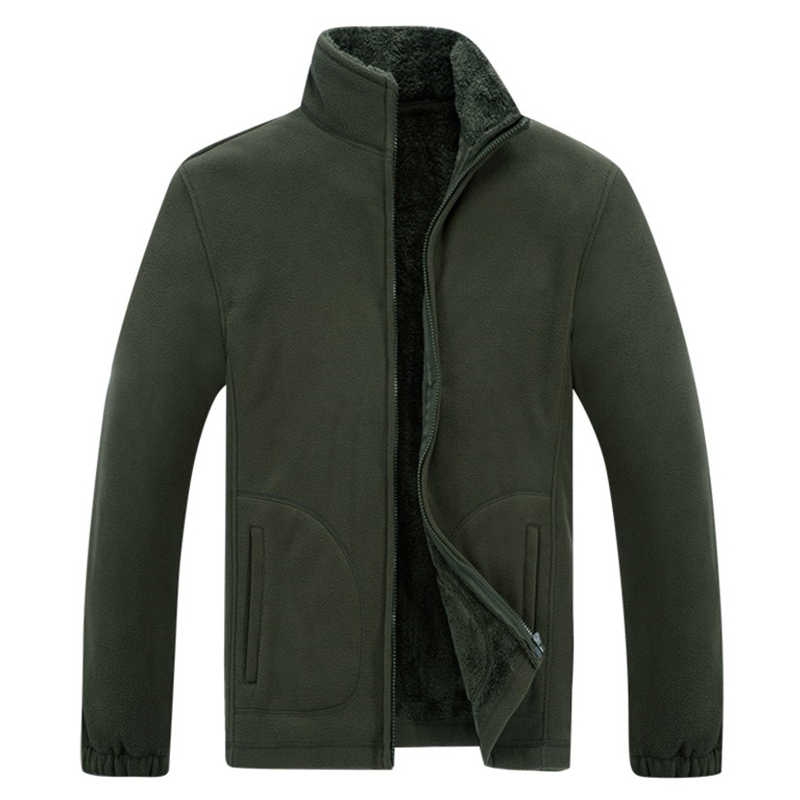 

Winter Plus Velvet Thermal Jackets Men Thick Warm Coat Outdoor Sport Climbing Fishing Hiking Windproof Fleece Jacket Size -8XL, Red
