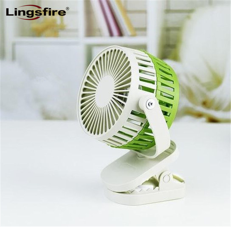 

Portable Mini Clip Fan Portable 360 Degree Rotate Cooler USB Fan Rechargeable Baby Carriage with Adjustable Wind Speed