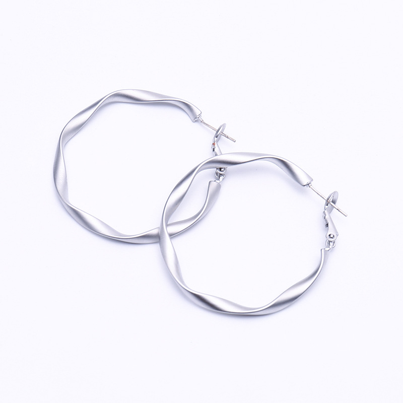

ELEGANCE11 2020 Women Rose Gold Hoop Earrings Luxury Designer Geometric Circle Earrings for Women Costume Gold Hoops