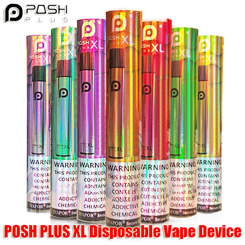 

Newest POSH PLUS XL E Cigarette Disposable Devices Vape Pen 1500Puffs Pods Starter Kit Updated 5ml Prefilled Cartridge Xtra Vaporizers e Cigs Vapo