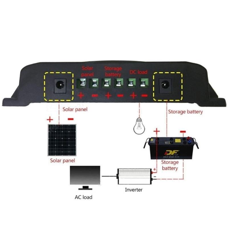 

30-100A MPPT solar panel charger charging controller 12V / 24V automatic focus tracking