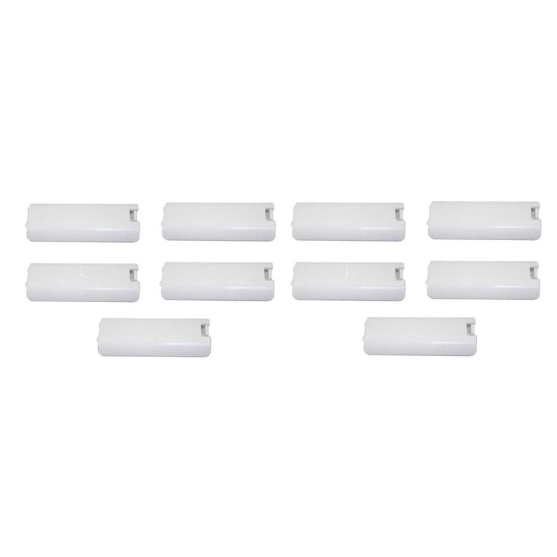 

10 pack of White Replacement Battery Cover for Wii Controller Remote