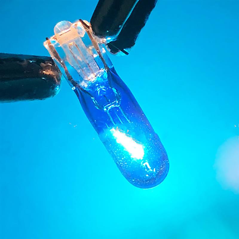 

Onever New W2W T5 12v 1.2w Car Halogen Lamp 4300K Instrument Lights Dashboard Bulb Auto Car Interior Light Styling, As pic