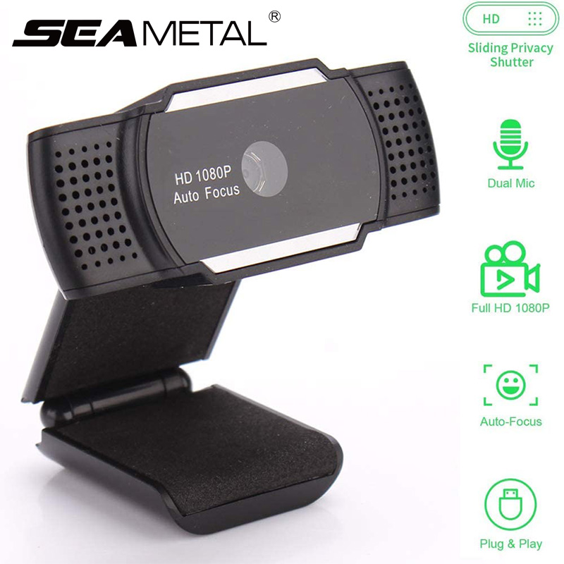 

HD 1080P Webcam with Microphone PC Laptop Desktop USB Webcams Pro Streaming Computer Camera for Video Call Recording Live Show, As pic
