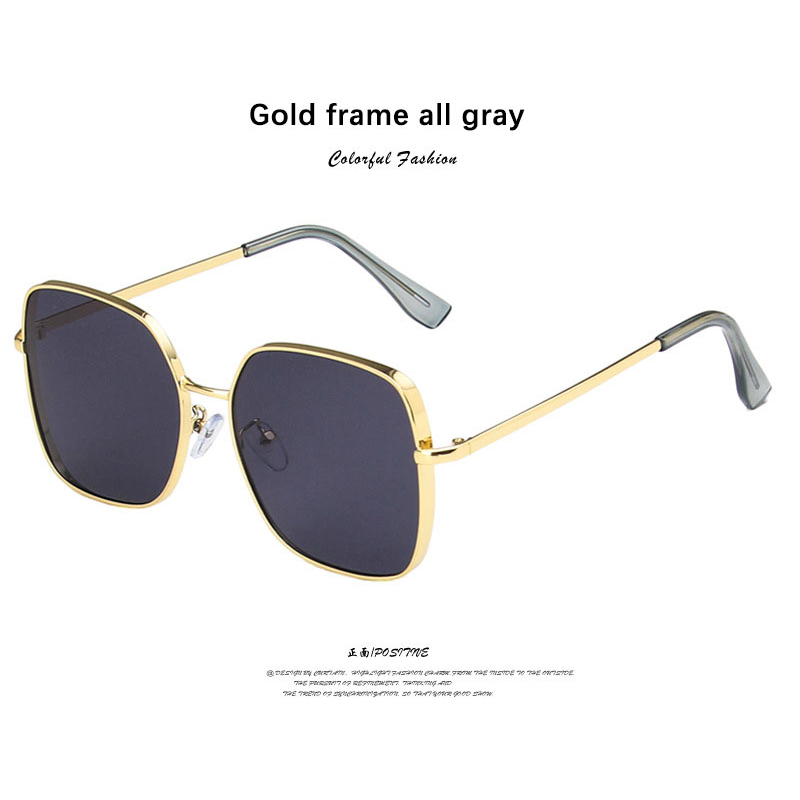 

Sunglasses 2021 Retro Square Women Vintage Designer Shades Metal Sun Glasses For Female Zonnebril Dames