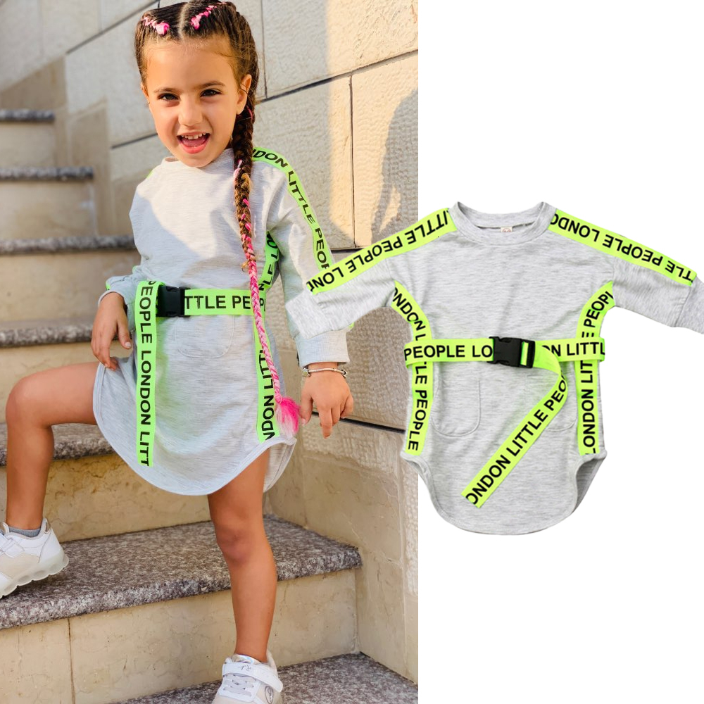 

Baby Girl Romper Solid Cotton Pullover Toddler Kid Baby Girl Full Sleeve Clothes Sport Dress Blouse Pullover Dresses 0-5 Years, Kg-1