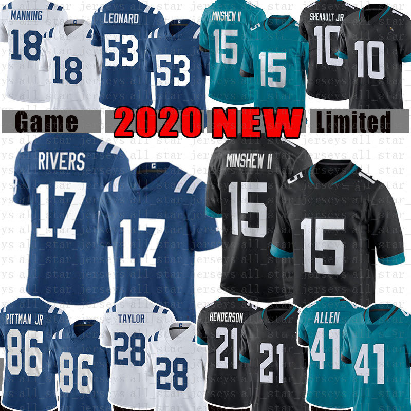 

Philip Rivers Jonathan Taylor Allen Robinson Football Jersey C.J. Henderson Josh Allen Pittman Jr. Darius Leonard Peyton Manning T.Y. Hilton, Jersey (meizhouhu)