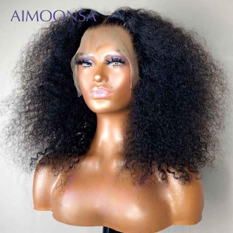 

Kinky Curly Wig Lace Front Wigs 13x6 Full Lace Human Hair Wigs 360 Frontal Wig Glueless Full Preplucked Remy 130%