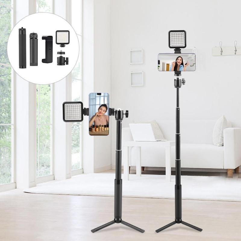 

Mobile Phone Tripod Handheld Portable Selfie Stick Extension Bracket Floor Desktop Outdoor Photography Selfie Artifact Bracket