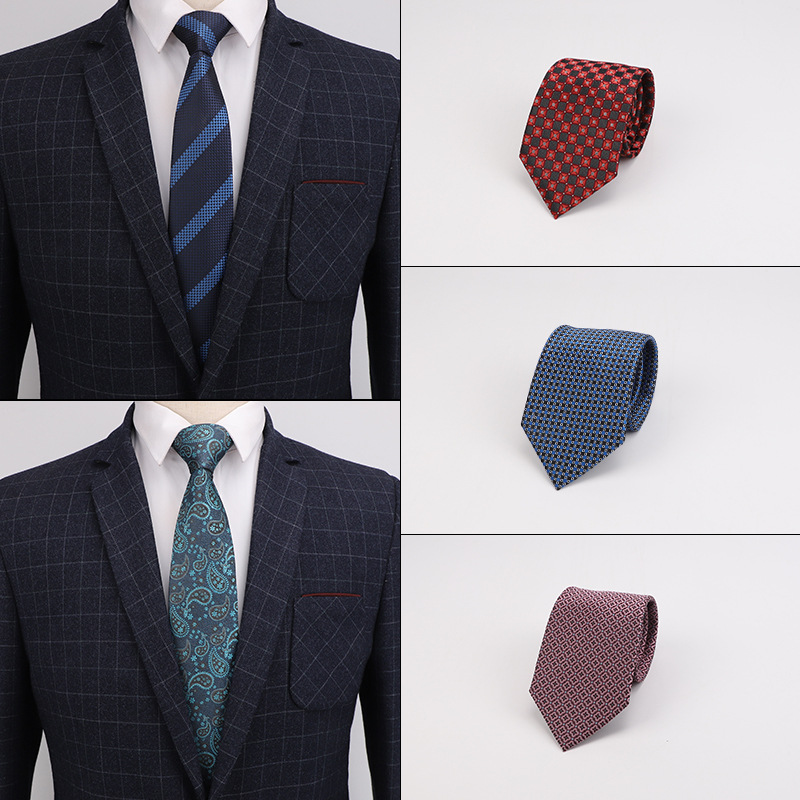 

Linbaiway 8cm Men's Ties For Men Women Striped Polyester Neckties Bowtie for Men Banquet Wedding Groom Bow Ties Custom LOGO