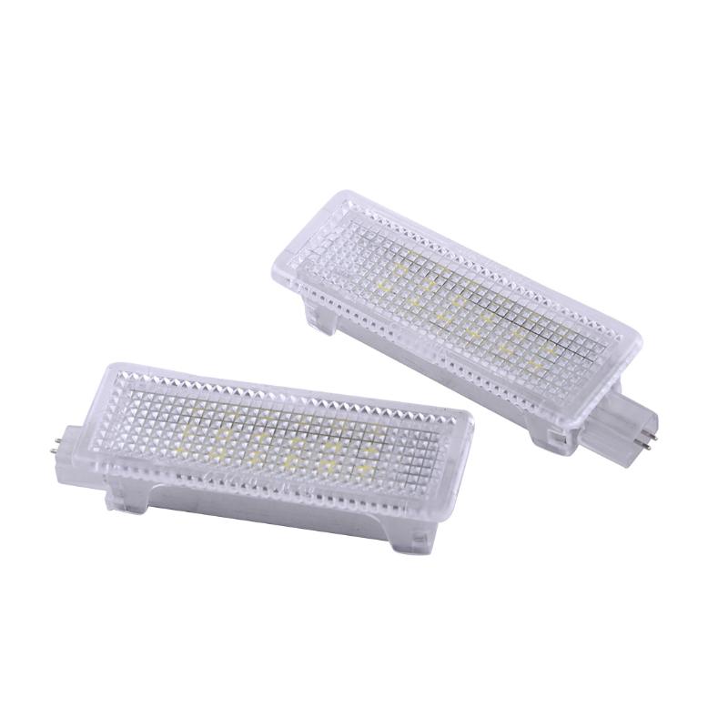 

2pcs Interior LED Courtesy Luggage Footwell Under Door Light Lamp Fit For 1 3 5 6 7 Series E81 E82 E87 E88 E90 E91 E60 E61, As pic