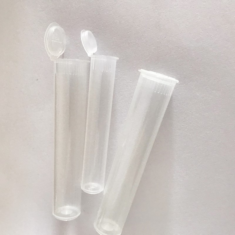

vape cart packaging Child proof Pop top Plastic Tubes For Vape Cartridges 0.3ml 0.5ml 1.0ml 510 Tank Atomizer