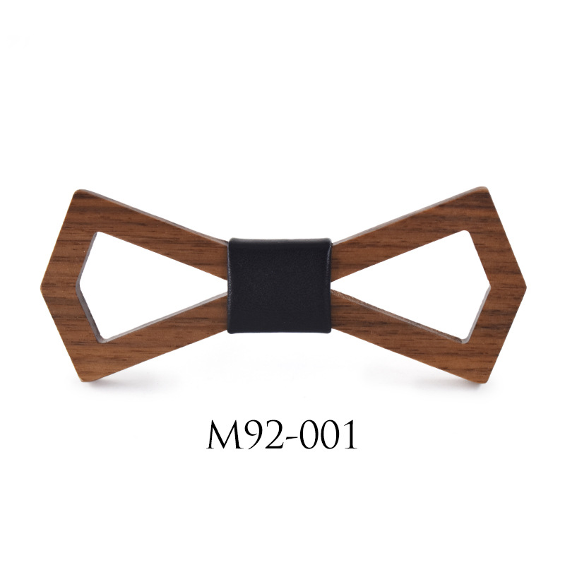

NEW Arrive Gentle Wooden Men Cravat Hollow Out Wedding Bowties Neckwear Accessory