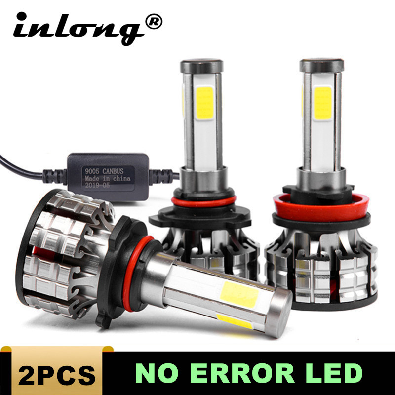 

2Pcs Car H7 LED Headlight No Error H4 Led Canbus Headlmp Bulbs H11 H8 H9 9005 9006 80W 14000LM Auto Fog Lights DC12V 24V