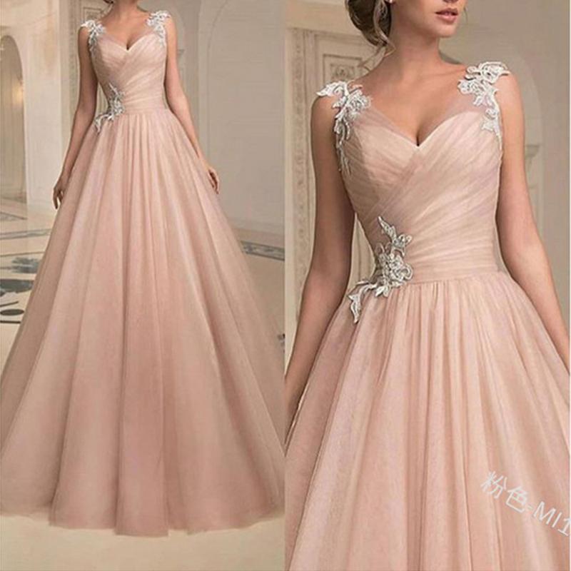 

Vintage Swing A-Line Sexy Sleeveless Floor Length Slim Dress 2020 Autumn Winter Fashion Deep V-Neck Mesh Bandage Dress vestidos, Blue