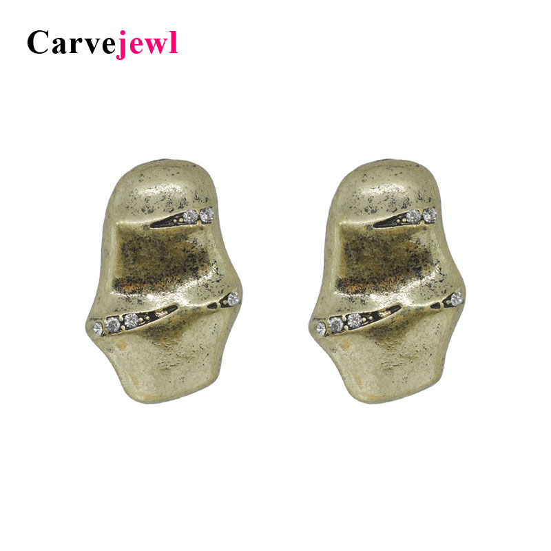 

Carvejewl skull stud earrings for women jewelry anti gold silver colour crystal rhinestone earrings girl gift fashion hot sale