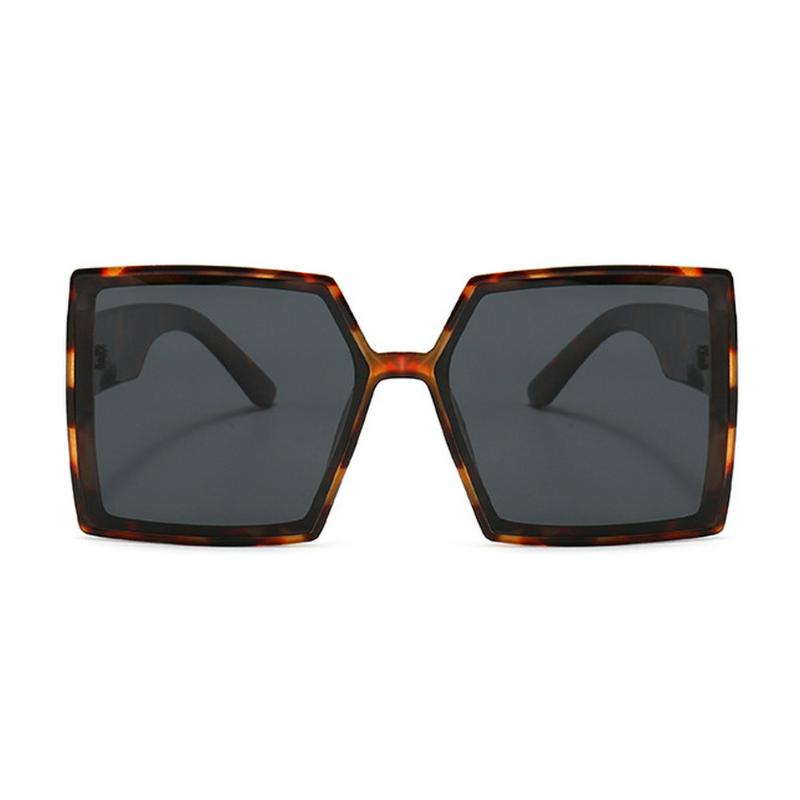 

2020 Fashion Oversized Shield Rimless Sunglasses Women Brand Designer Flat Top Big Sun Glasses Female uv400 NX