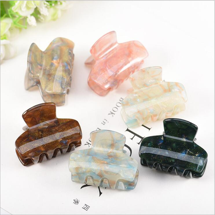 

Good Quality Crab For Hair Acrylic Hair Claw Clips Thicken Strong Bit Force Pony Tail Holders Jelly Colors Clamp Accessory