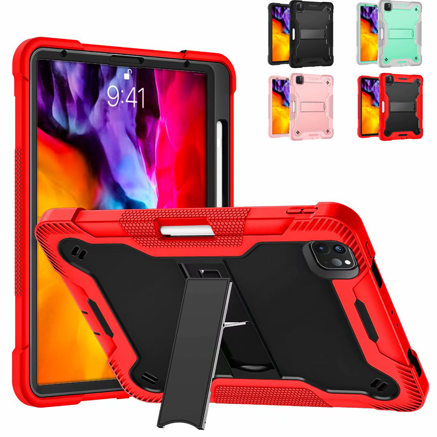 

Shockproof Heavy Duty Protective Cases KickStand Rugged Cover for iPad pro 11 2018/iPad Pro 11 2020 case