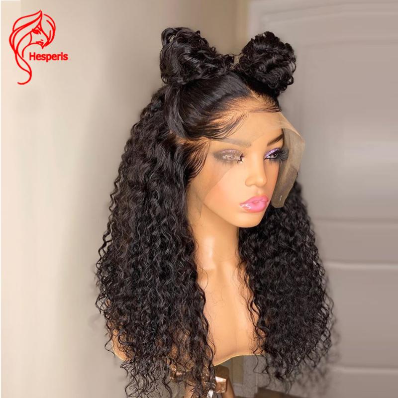 

Hesperis Curly Human Hair Wigs Pre Plucked 13x6 Lace Front Wigs Curly 4X4 Lace Closure For Women 5x5 Silk Base Closure, 4x4closurewigs