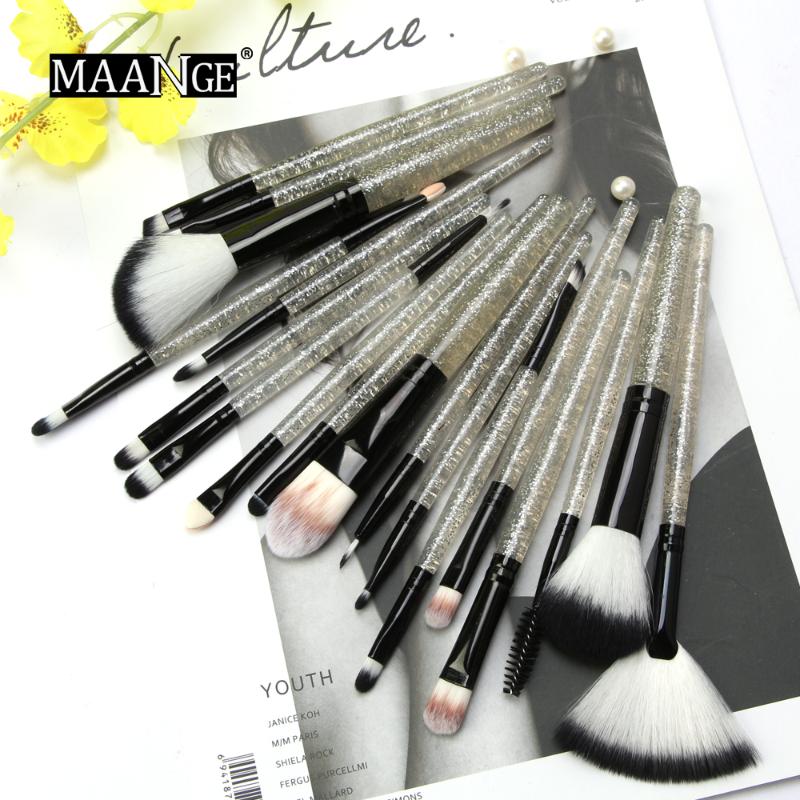 

MAANGE 18/10 pcs Makeup Brushes Sets Eyeliner Eye Shadow Brush Foundation Powder Brush Professional Cosmetic Tool Dropship
