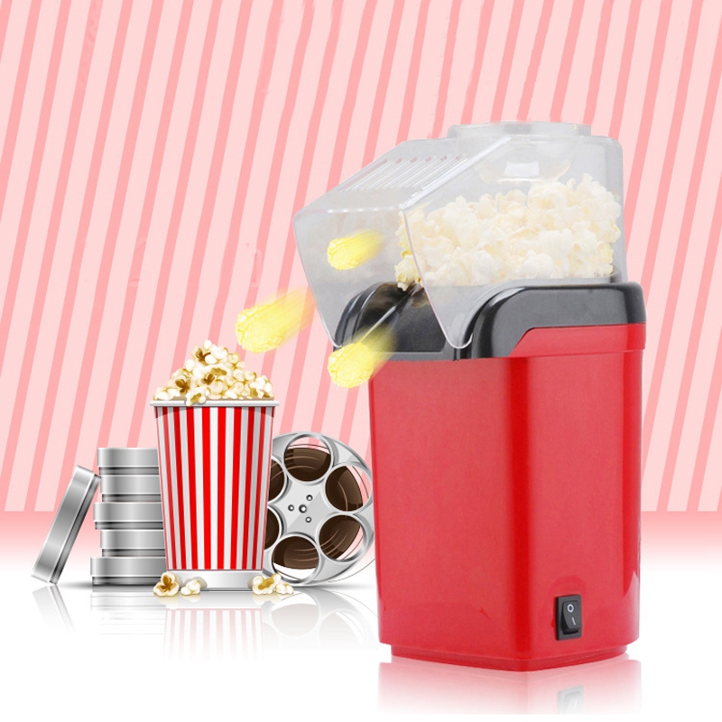 

Hot Air Oil-Free 1200W 110V Mini Household Healthy Popcorn Maker Machine Corn For Home Kitchen Eu Plug Mini Popcorn Maker