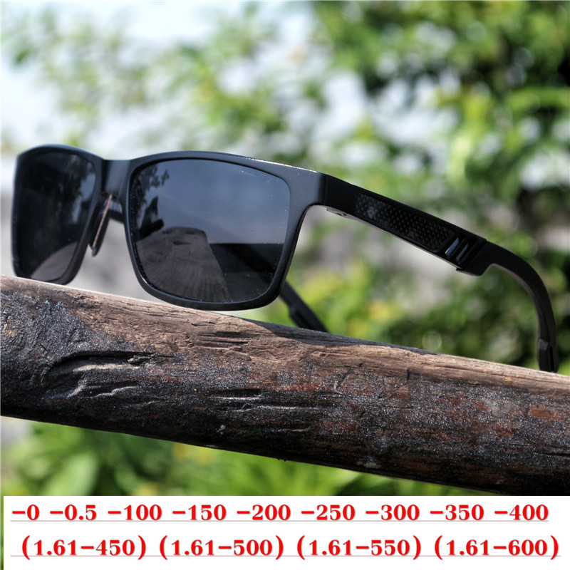 

Vintage Retro Sunglasses Men Polarized Minus Prescription Myopia Sun Glasses for Men Driving UV400 Square Male Sunglasses NX