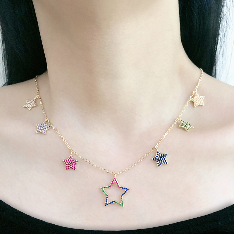 

Pendant Necklace for Women Gold Plated Brass Chain Necklace Fashion Jewelry