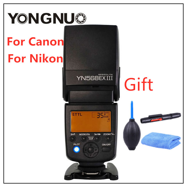 

YONGNUO YN568EX III YN-568EX IIIL Wireless HSS Flash Speedlite for DSLR Camera Compatible YN600EX-RT II YN568EXII
