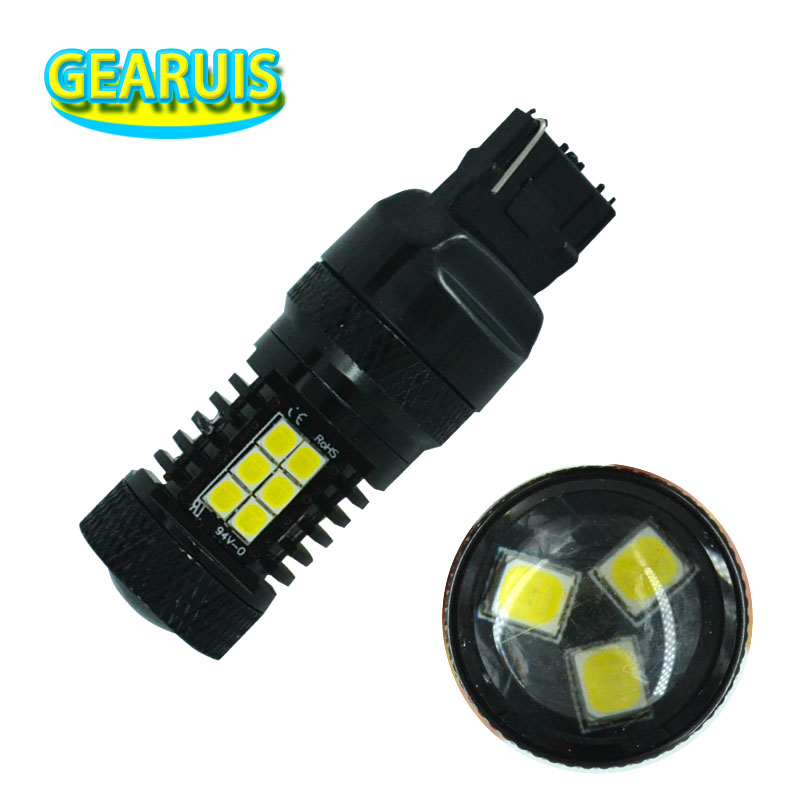 

2pcs high quality 8W Canbus non polar 7440 7441 7443 7444 T20 W21W 21 SMD 2835 LED Lens Reverse Backup Light Turn Signal lights, As pic