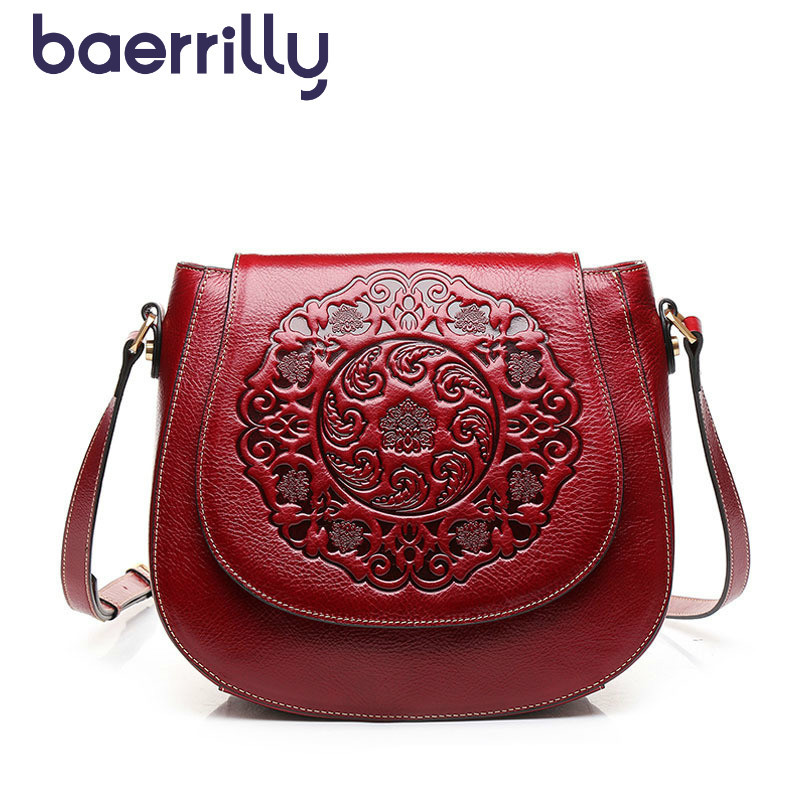 

Female Genuine Leather Shoulder Bag Fashion Messenger Bags Women Small Handbags Phone Pocket Crossbody Bag For Women Bolsas, Black