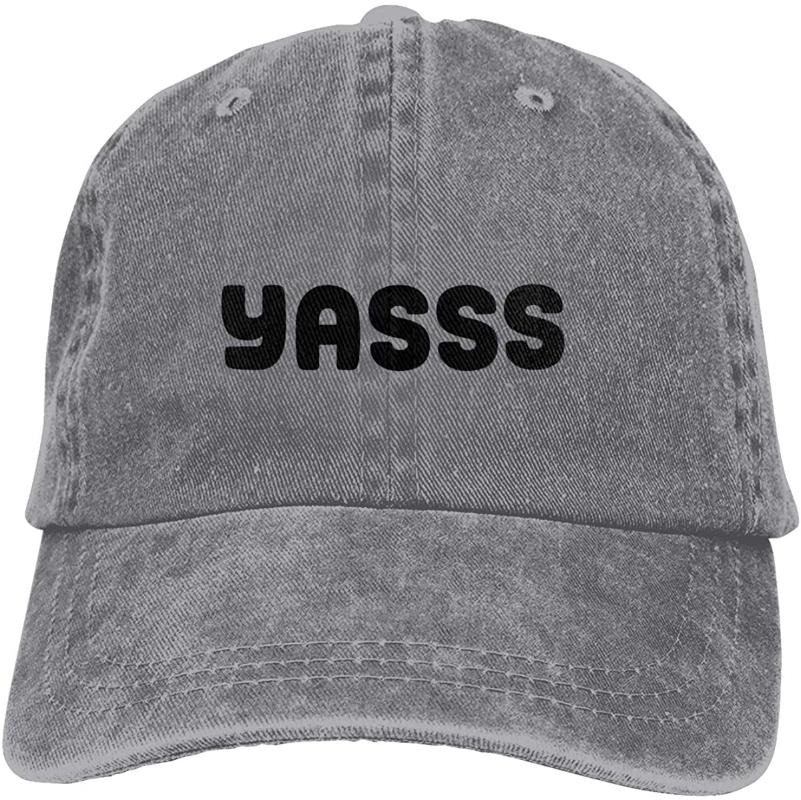 

Yasss Unisex Soft Casquette Cap Vintage Adjustable Baseball Caps, Gray