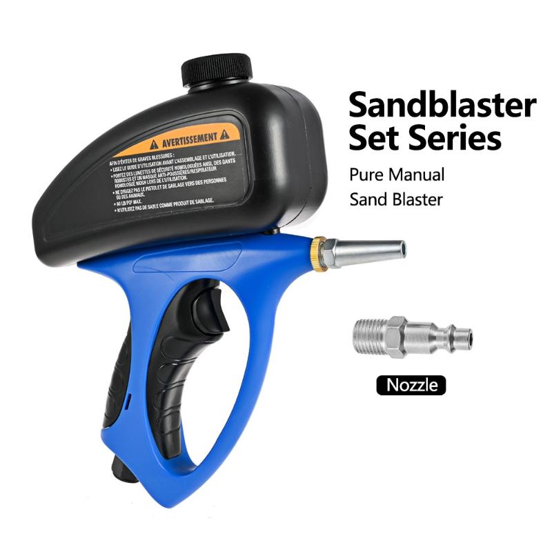 

Anti-rust Sandblaster Handheld Pneumatic Sand Blasting Machine Portable Small Nozzle Pneumatic Sandblasting Spray Gun Fast Even