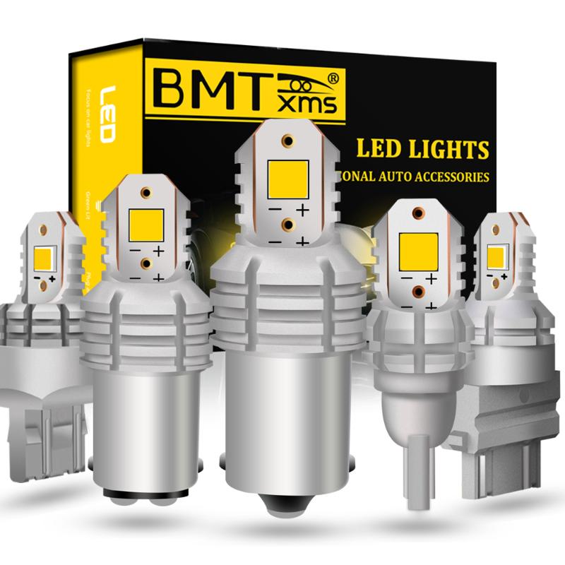 

BMTxms 2x Canbus LED Car Lights DRL Daytime Running Reverse BA15S BAY15D T20 7440 7443 T15 W16W 1156 1157 P21W White Bulbs, As pic