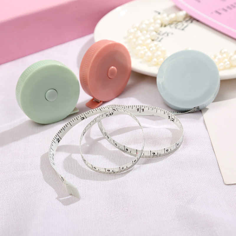 

Portable Mini Tape Measures Measuring Clothes Waist Chest Colorful Home Use Family Essential Tools School Stationery
